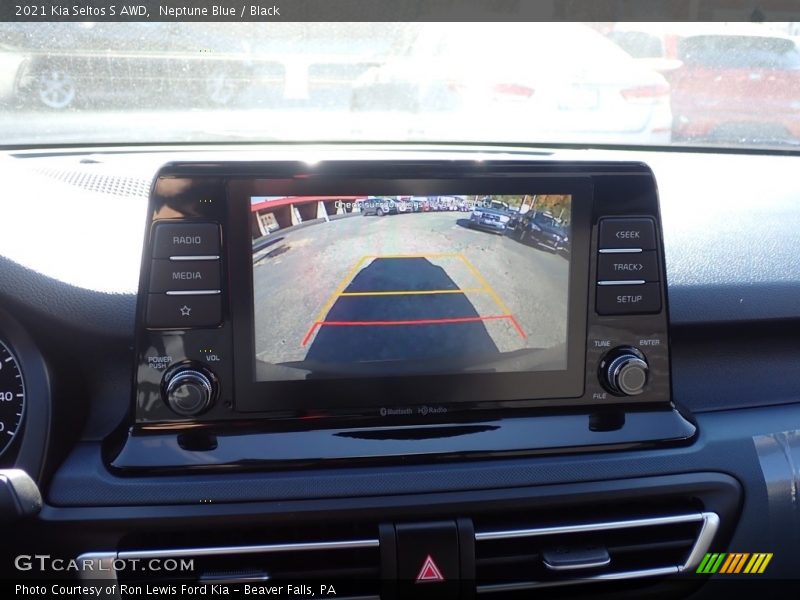 Neptune Blue / Black 2021 Kia Seltos S AWD