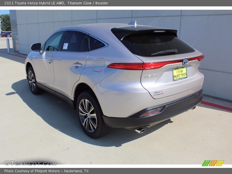 Titanium Glow / Boulder 2021 Toyota Venza Hybrid LE AWD