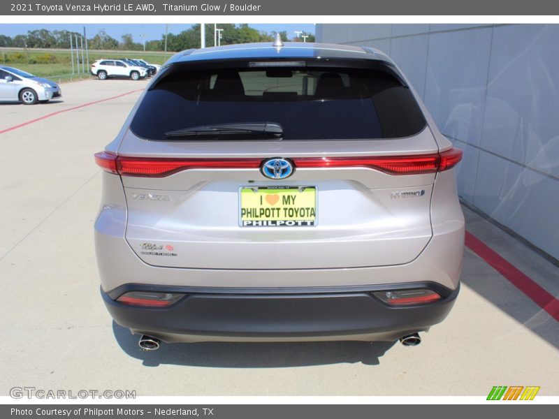 Titanium Glow / Boulder 2021 Toyota Venza Hybrid LE AWD