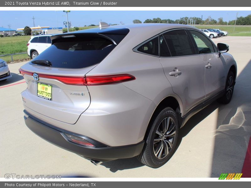 Titanium Glow / Boulder 2021 Toyota Venza Hybrid LE AWD