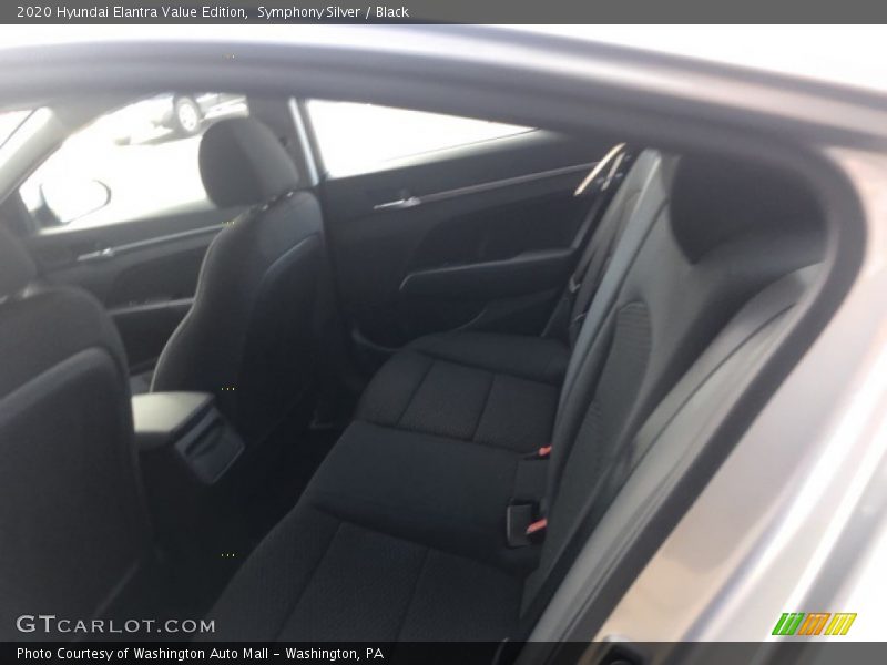 Symphony Silver / Black 2020 Hyundai Elantra Value Edition