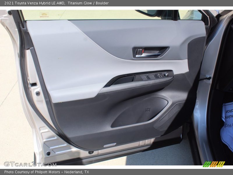 Titanium Glow / Boulder 2021 Toyota Venza Hybrid LE AWD