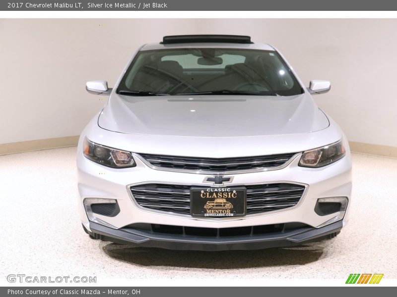 Silver Ice Metallic / Jet Black 2017 Chevrolet Malibu LT