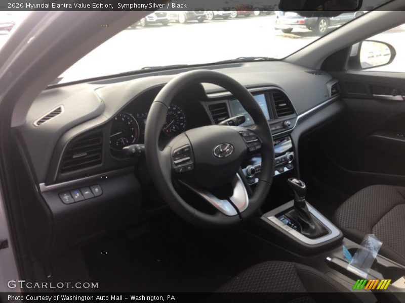 Symphony Silver / Black 2020 Hyundai Elantra Value Edition