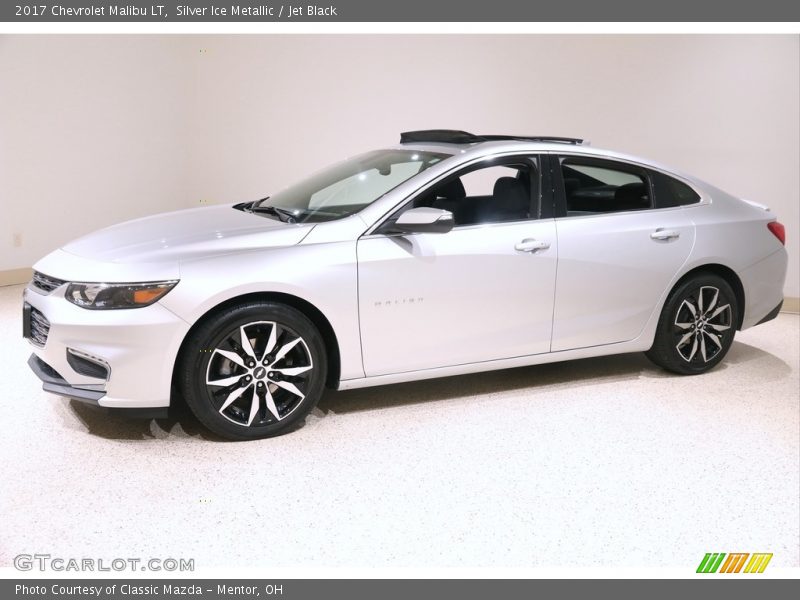 Silver Ice Metallic / Jet Black 2017 Chevrolet Malibu LT