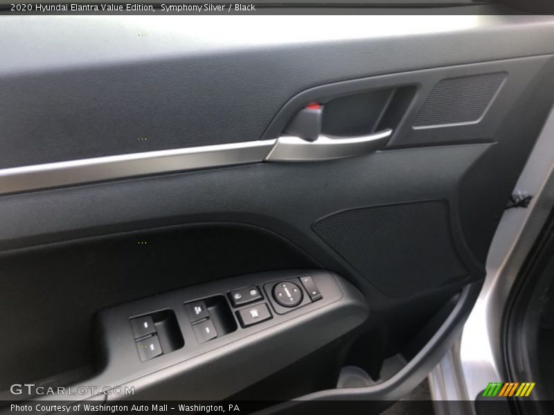 Symphony Silver / Black 2020 Hyundai Elantra Value Edition