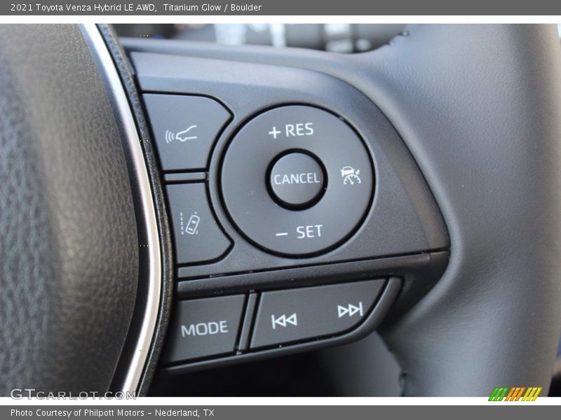  2021 Venza Hybrid LE AWD Steering Wheel