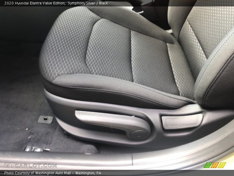 Symphony Silver / Black 2020 Hyundai Elantra Value Edition