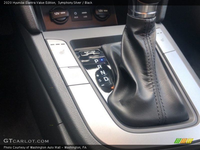 Symphony Silver / Black 2020 Hyundai Elantra Value Edition