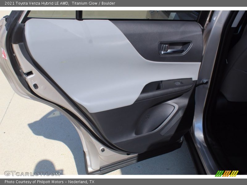 Door Panel of 2021 Venza Hybrid LE AWD