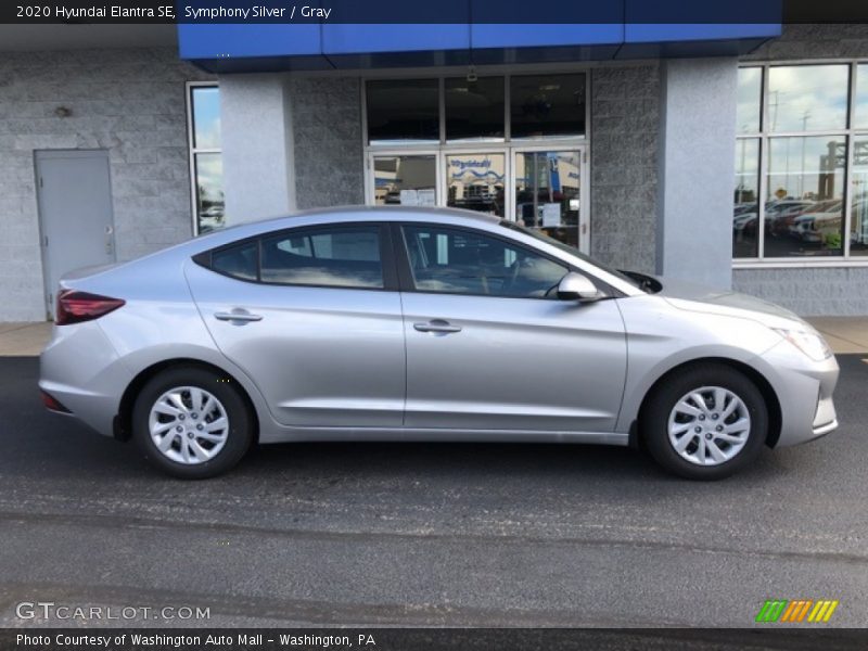 Symphony Silver / Gray 2020 Hyundai Elantra SE