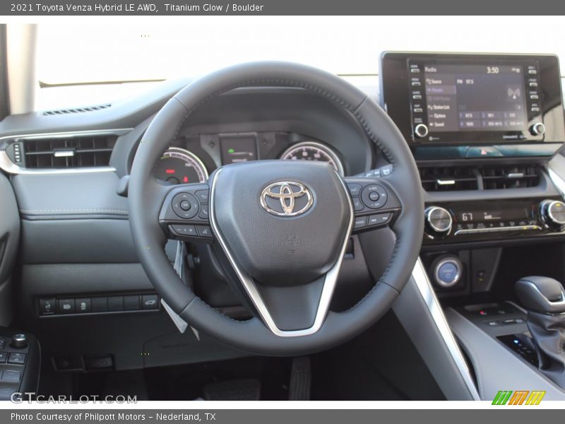 Titanium Glow / Boulder 2021 Toyota Venza Hybrid LE AWD