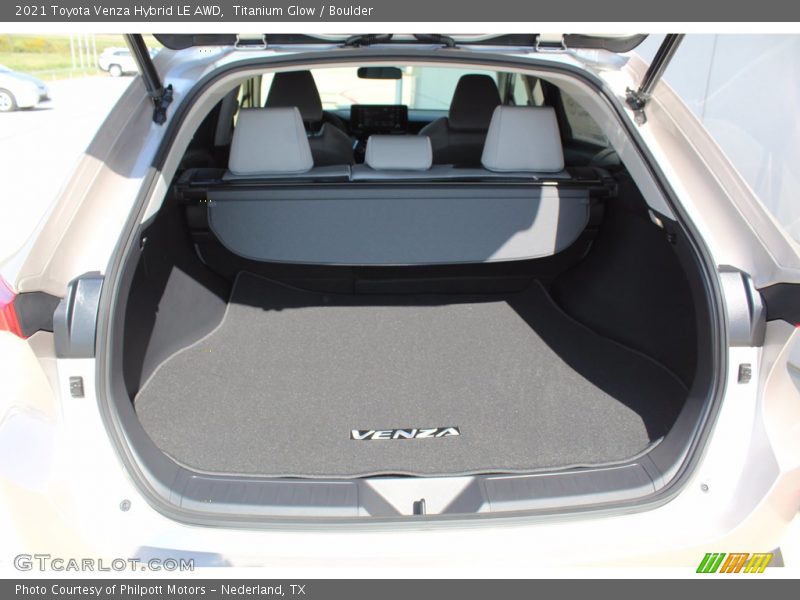  2021 Venza Hybrid LE AWD Trunk