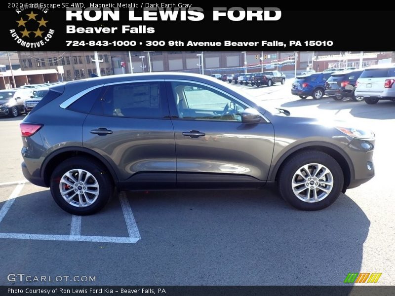 Magnetic Metallic / Dark Earth Gray 2020 Ford Escape SE 4WD