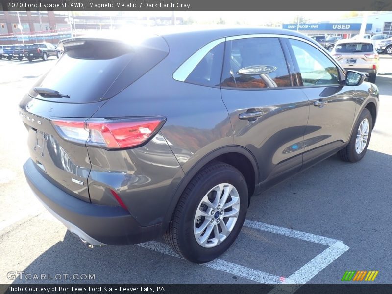 Magnetic Metallic / Dark Earth Gray 2020 Ford Escape SE 4WD