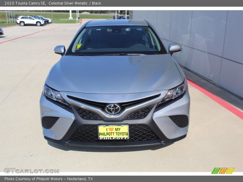 Celestial Silver Metallic / Black 2020 Toyota Camry SE