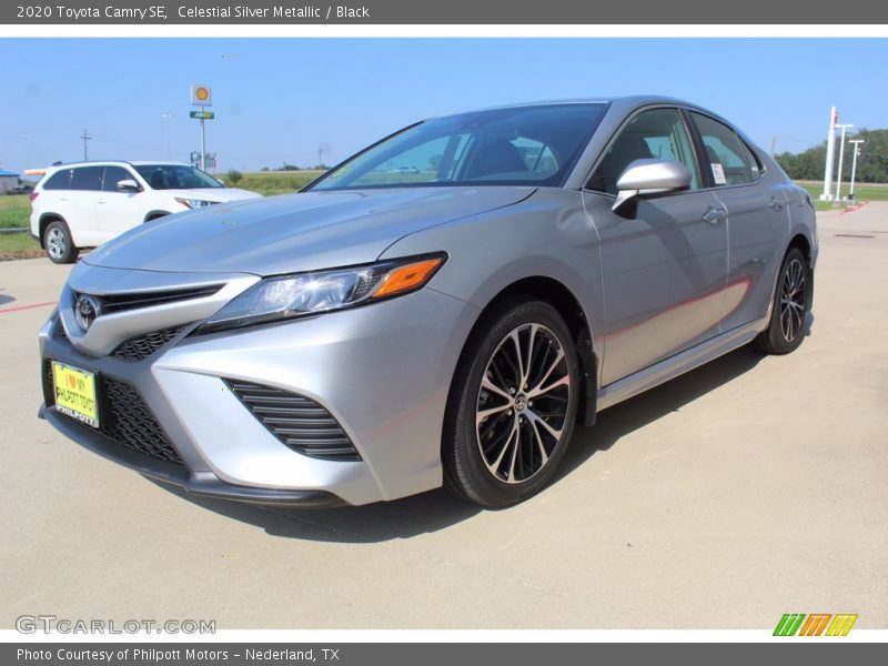 Celestial Silver Metallic / Black 2020 Toyota Camry SE