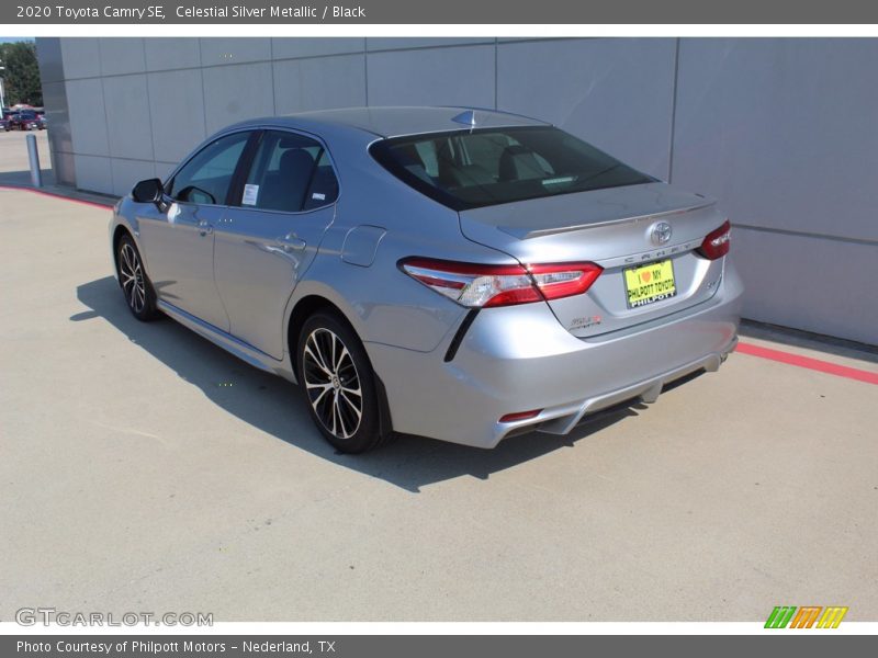 Celestial Silver Metallic / Black 2020 Toyota Camry SE