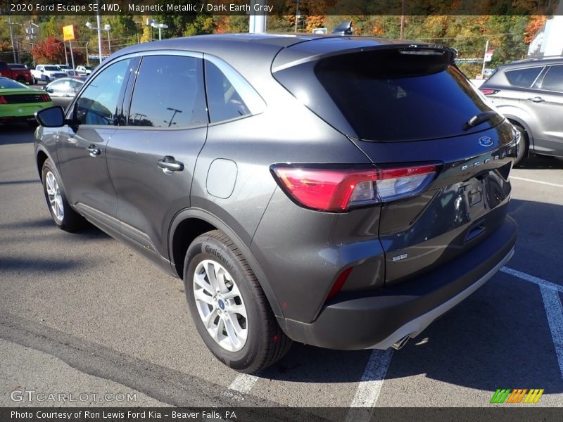 Magnetic Metallic / Dark Earth Gray 2020 Ford Escape SE 4WD