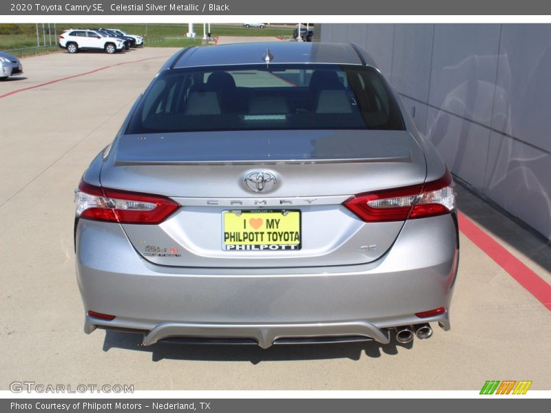 Celestial Silver Metallic / Black 2020 Toyota Camry SE