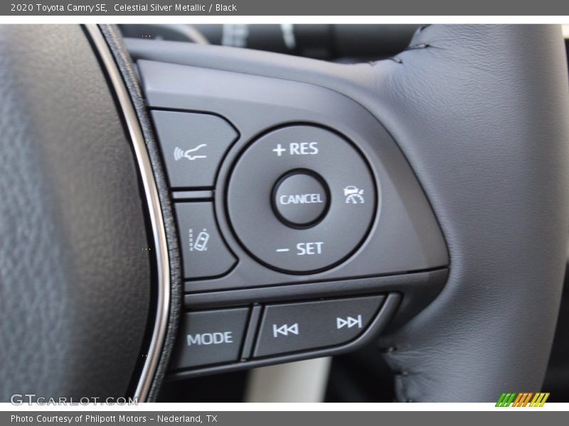 Celestial Silver Metallic / Black 2020 Toyota Camry SE