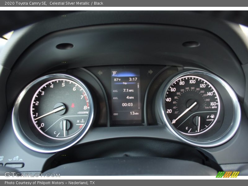 Celestial Silver Metallic / Black 2020 Toyota Camry SE