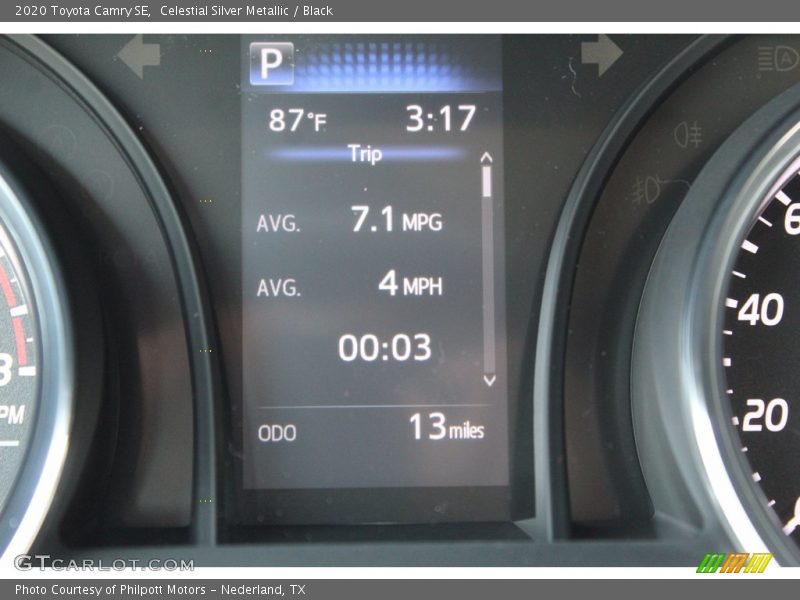 Celestial Silver Metallic / Black 2020 Toyota Camry SE