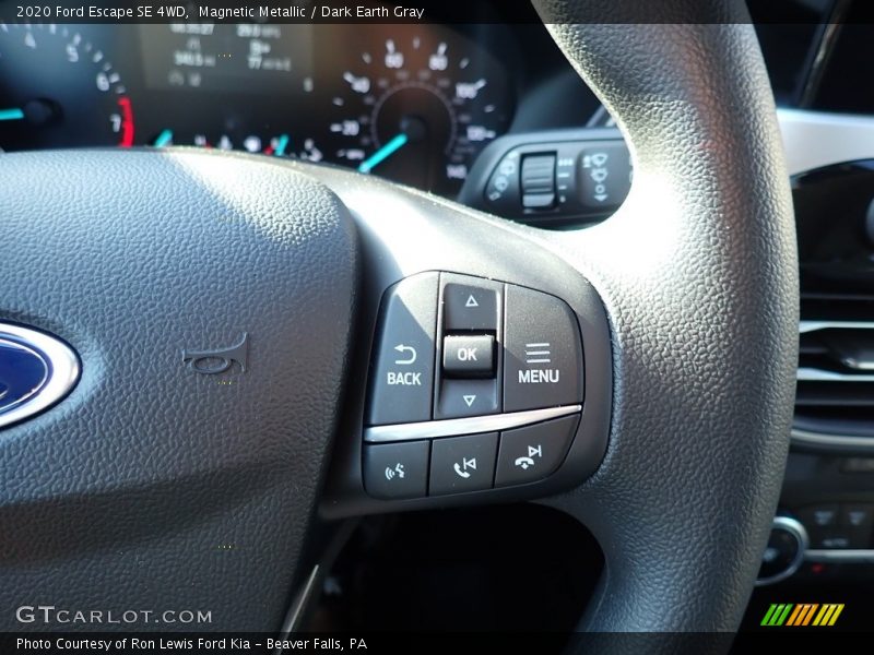 Magnetic Metallic / Dark Earth Gray 2020 Ford Escape SE 4WD