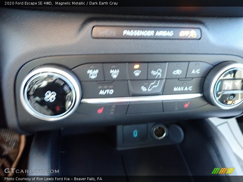 Magnetic Metallic / Dark Earth Gray 2020 Ford Escape SE 4WD