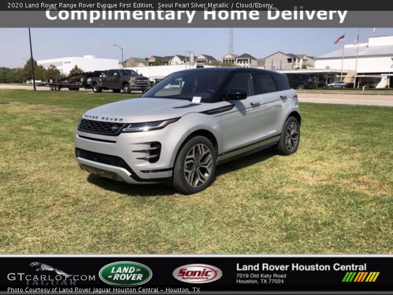 Seoul Pearl Silver Metallic / Cloud/Ebony 2020 Land Rover Range Rover Evoque First Edition