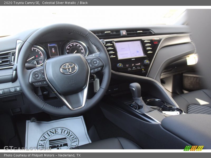 Celestial Silver Metallic / Black 2020 Toyota Camry SE
