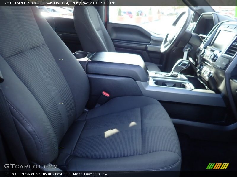 Ruby Red Metallic / Black 2015 Ford F150 XLT SuperCrew 4x4