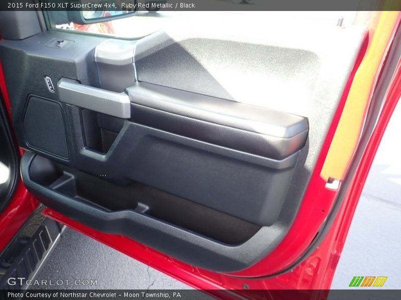 Ruby Red Metallic / Black 2015 Ford F150 XLT SuperCrew 4x4