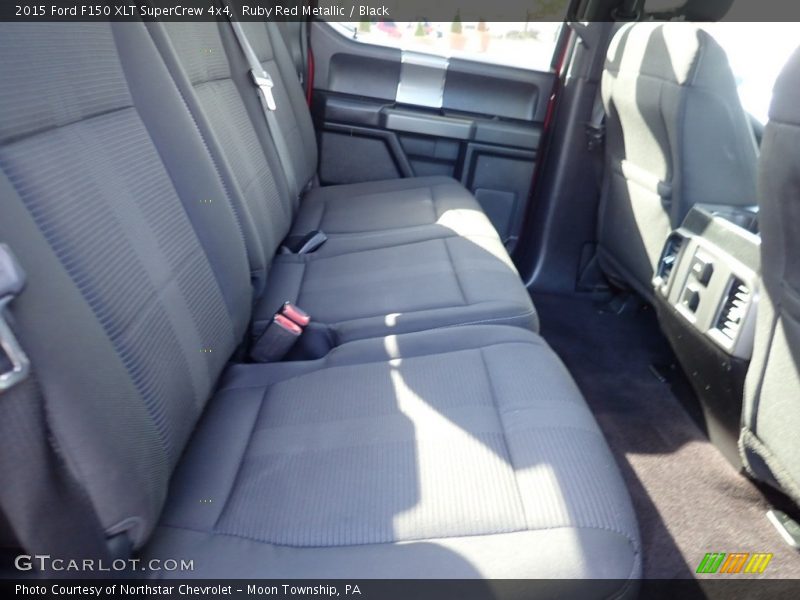 Ruby Red Metallic / Black 2015 Ford F150 XLT SuperCrew 4x4