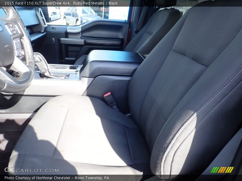 Ruby Red Metallic / Black 2015 Ford F150 XLT SuperCrew 4x4