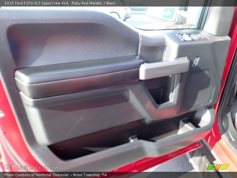 Ruby Red Metallic / Black 2015 Ford F150 XLT SuperCrew 4x4