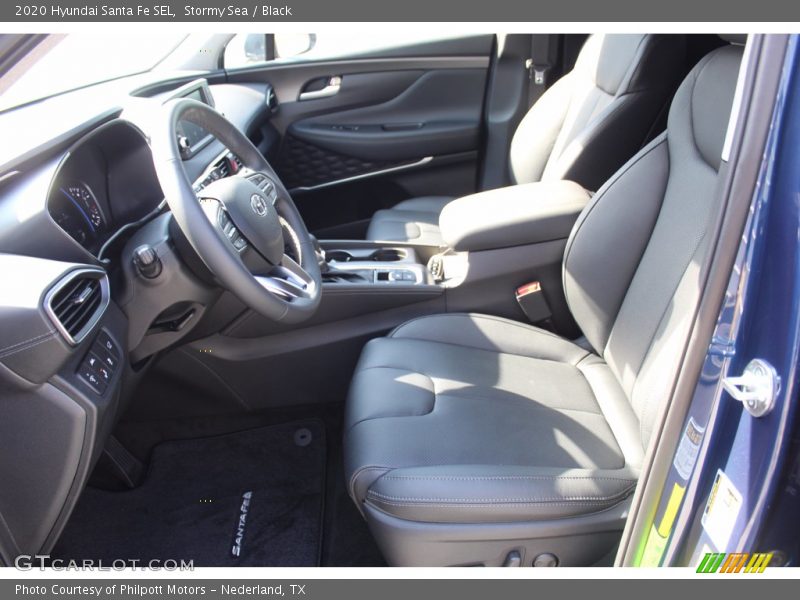 Stormy Sea / Black 2020 Hyundai Santa Fe SEL