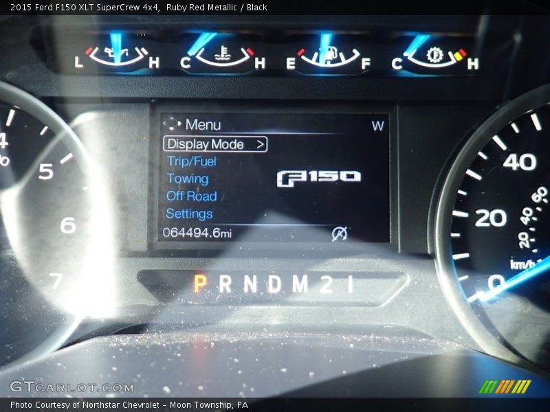 Ruby Red Metallic / Black 2015 Ford F150 XLT SuperCrew 4x4