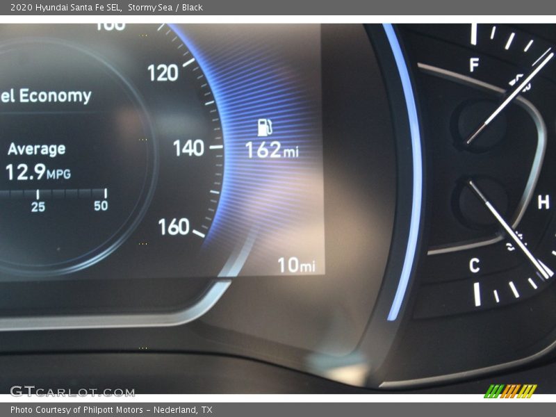 Stormy Sea / Black 2020 Hyundai Santa Fe SEL