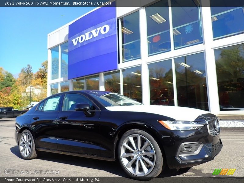 Front 3/4 View of 2021 S60 T6 AWD Momentum