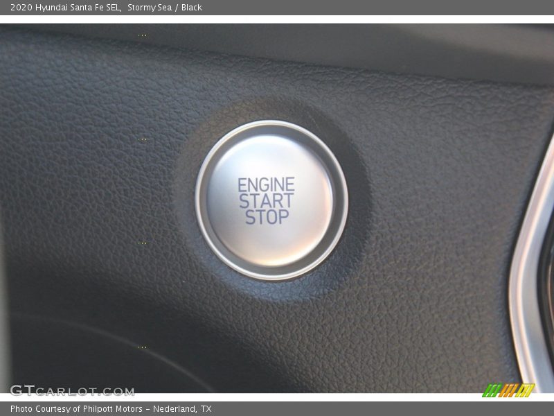Stormy Sea / Black 2020 Hyundai Santa Fe SEL