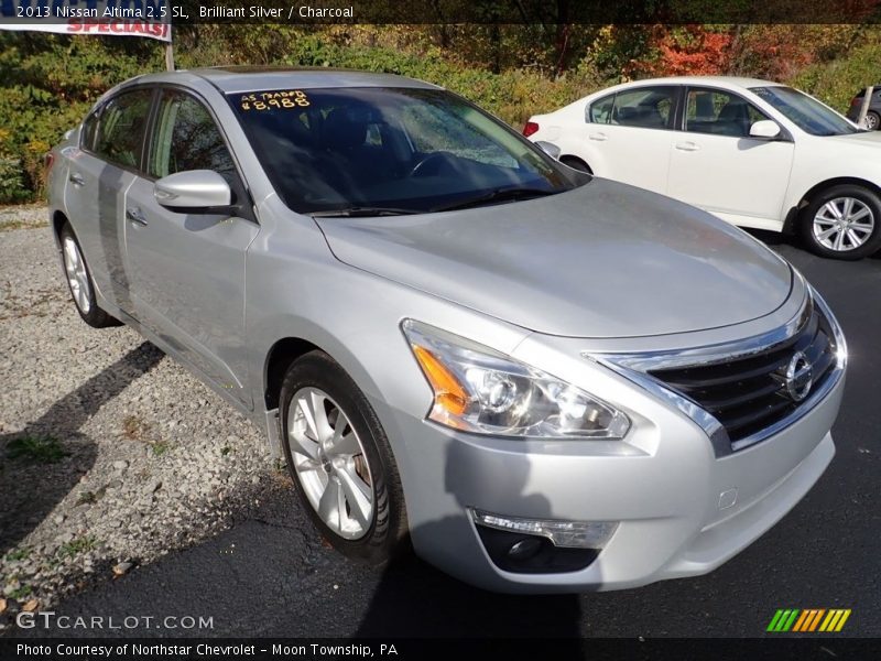 Brilliant Silver / Charcoal 2013 Nissan Altima 2.5 SL