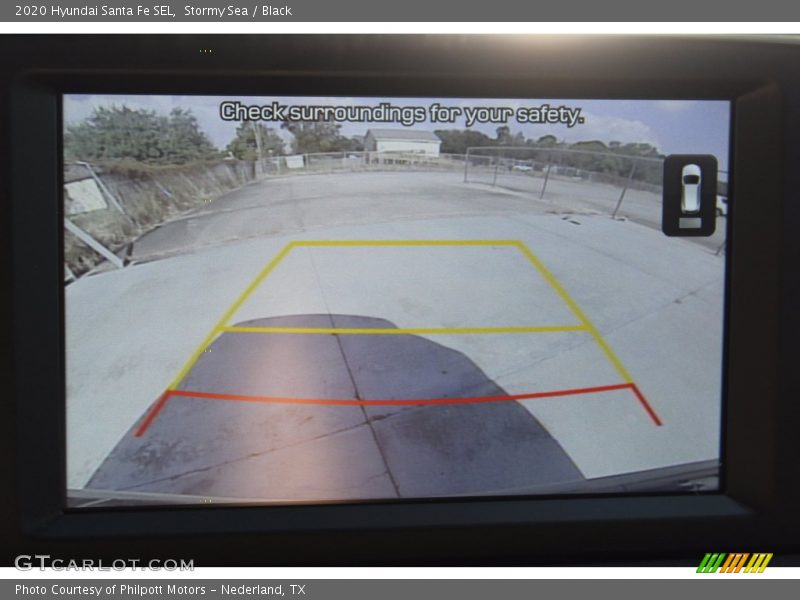 Stormy Sea / Black 2020 Hyundai Santa Fe SEL