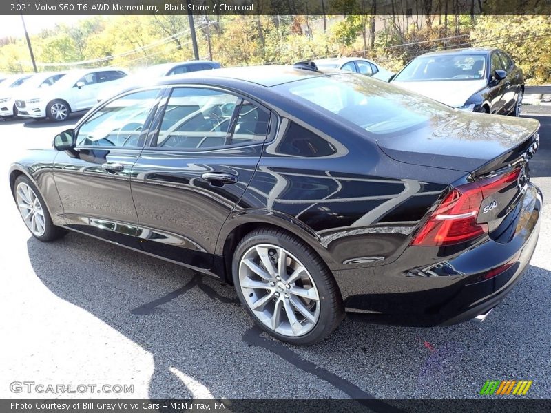 Black Stone / Charcoal 2021 Volvo S60 T6 AWD Momentum