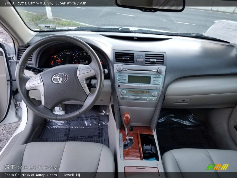Super White / Ash 2008 Toyota Camry XLE V6