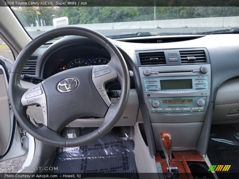Super White / Ash 2008 Toyota Camry XLE V6