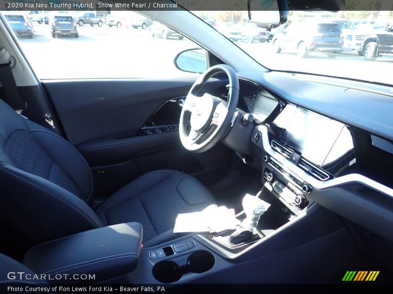 Snow White Pearl / Charcoal 2020 Kia Niro Touring Hybrid