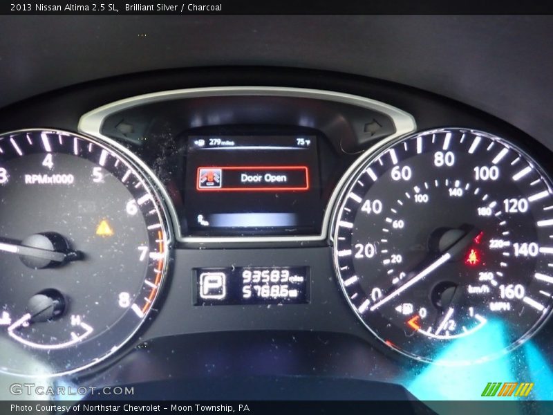 Brilliant Silver / Charcoal 2013 Nissan Altima 2.5 SL