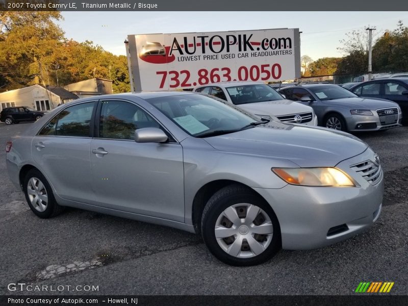 Titanium Metallic / Bisque 2007 Toyota Camry LE