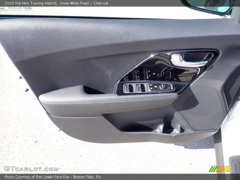 Snow White Pearl / Charcoal 2020 Kia Niro Touring Hybrid